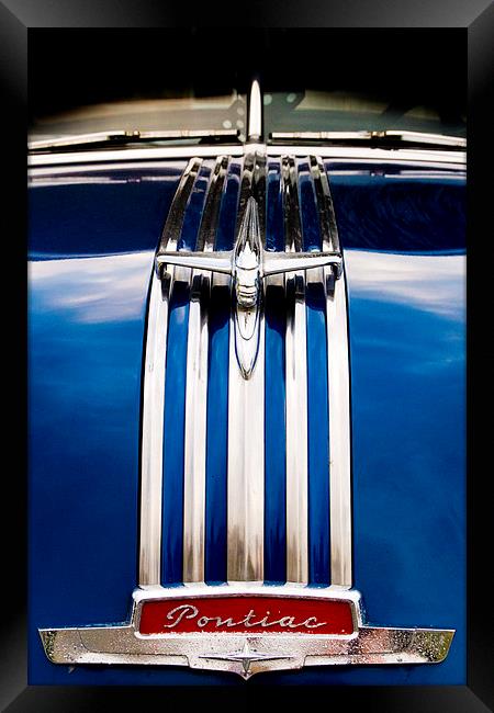 Pontiac Hood Framed Print by Shaun White