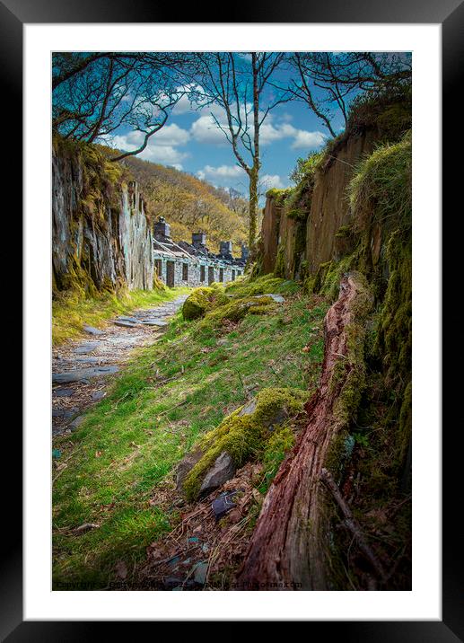 Discover The Ruins of Dinorwic Quarry Framed Mounted Print by Darren Wilkes