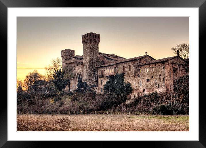 Castle Framed Mounted Print by Guido Parmiggiani