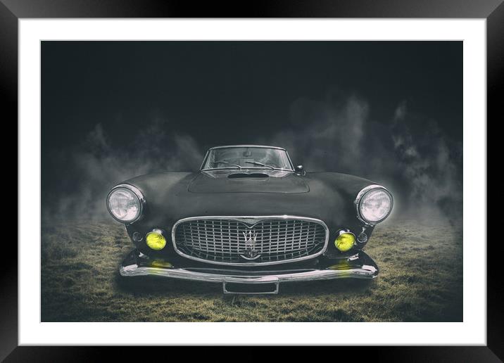 old car Maserati Framed Mounted Print by Guido Parmiggiani