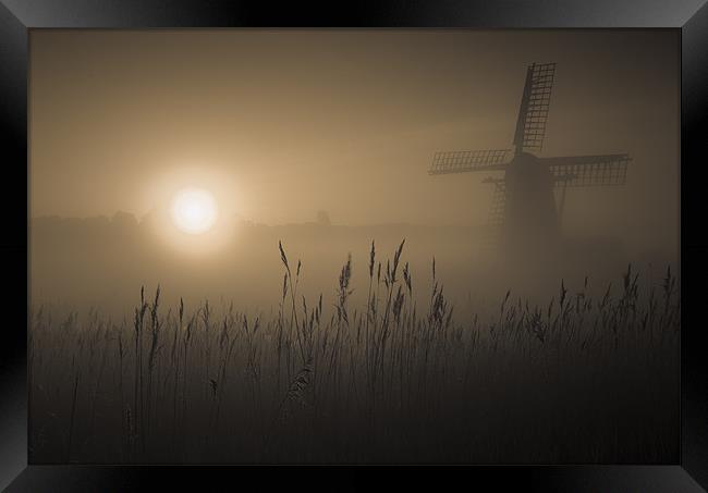 Herringfleet Mill Framed Print by Keith Naylor