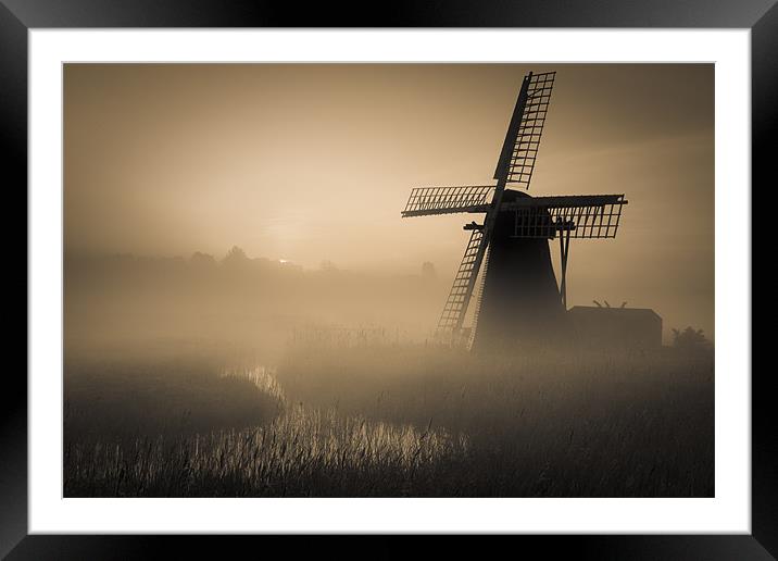 Herringfleet Mill Framed Mounted Print by Keith Naylor