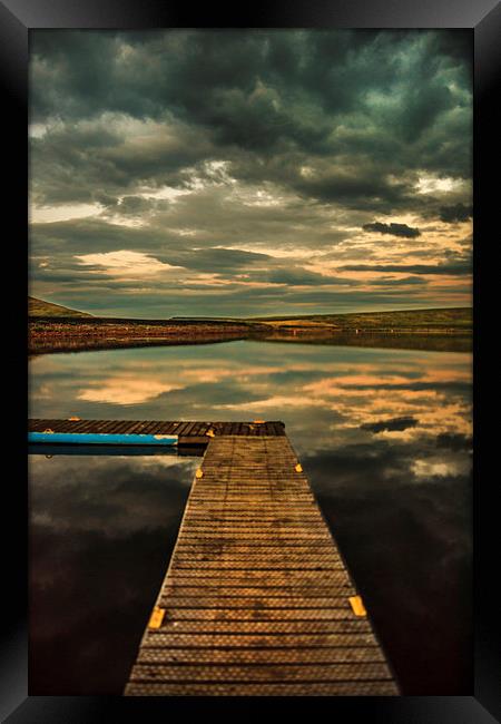 Jetty at Dusk Framed Print by ZI Photography