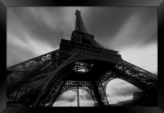 Eiffel Tower Standing Tall Framed Print by Ceri Jones