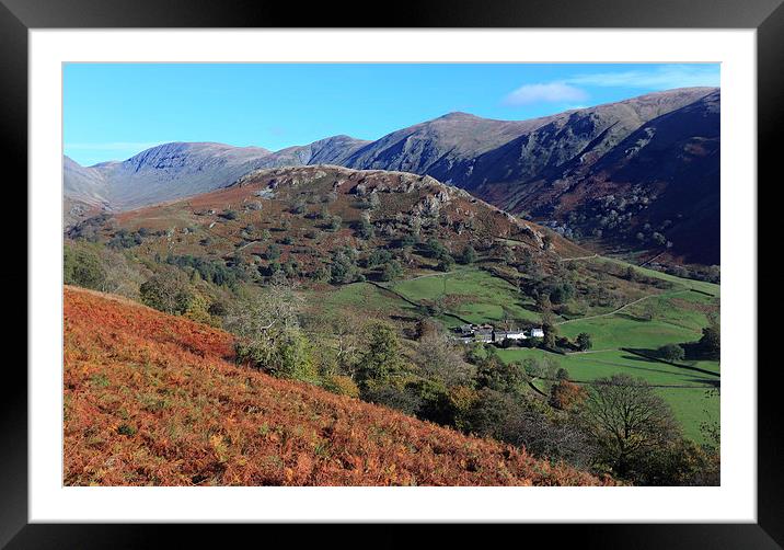 Kirkstone Pass,Lake District Framed Mounted Print by Ceri Jones