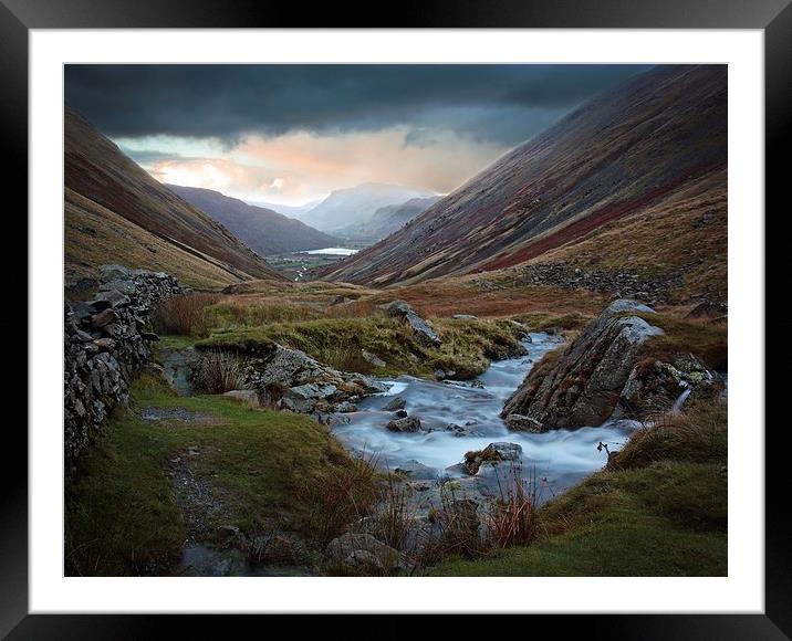 Kirkstone Pass,Lake District Framed Mounted Print by Ceri Jones