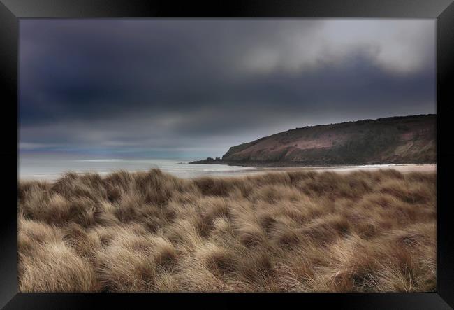 Freshwater Bay East Framed Print by Ceri Jones