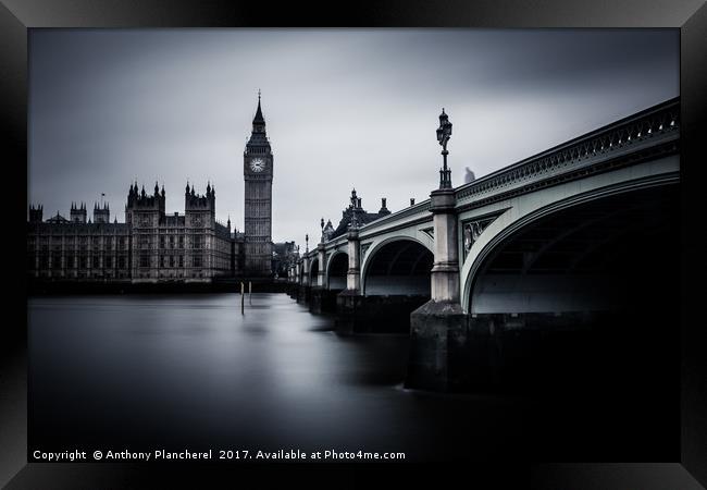 The Ghost of Westminster Framed Print by Anthony Plancherel