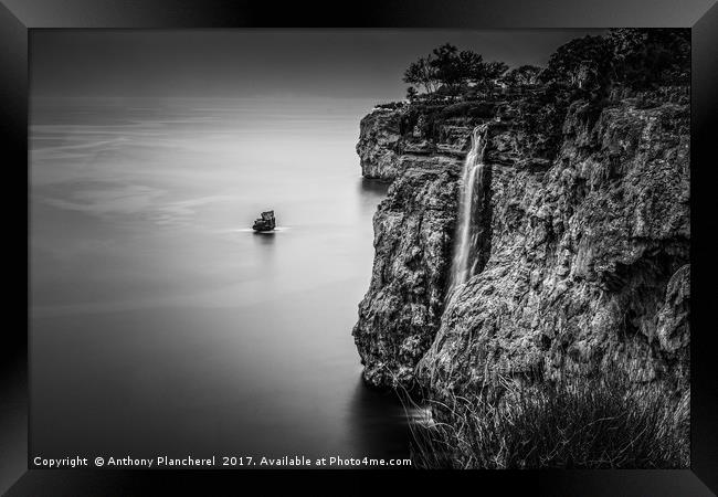 At the edge of the world Framed Print by Anthony Plancherel