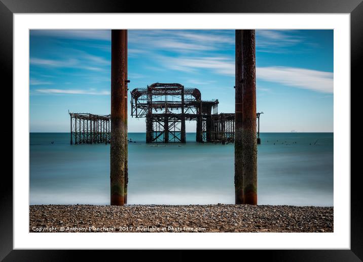 The tides of time Framed Mounted Print by Anthony Plancherel