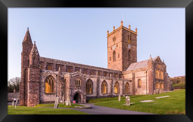 St Davids Cathedral Framed Print by Katie Mitchell