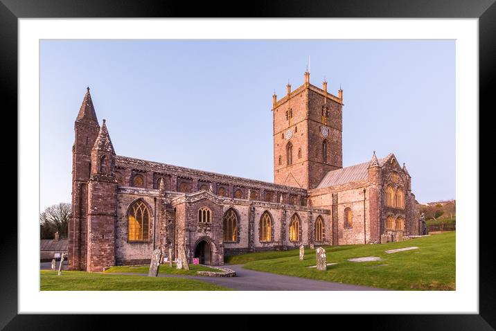 St Davids Cathedral Framed Mounted Print by Katie Mitchell