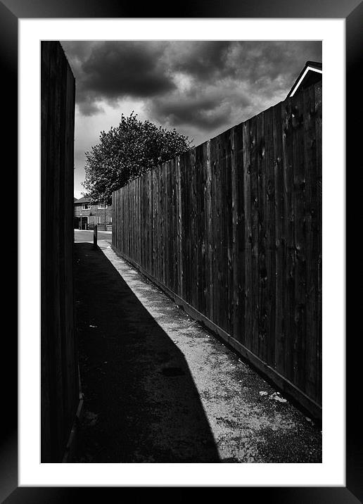 looking down the path Framed Mounted Print by mark lindsay