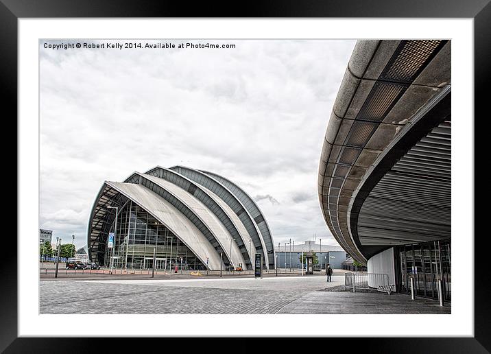Glasgow Clyde Auditorium & SSE Hydro Framed Mounted Print by Robert Kelly