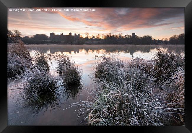 Framlingham Castle Framed Print by Julian Mitchell