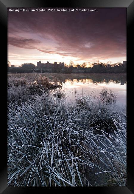 Framlingham Castle Framed Print by Julian Mitchell