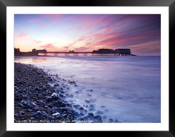 Cromer Pier Framed Mounted Print by Julian Mitchell