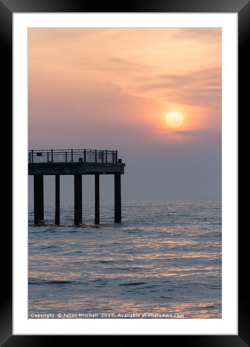 Southwold Pier Framed Mounted Print by Julian Mitchell