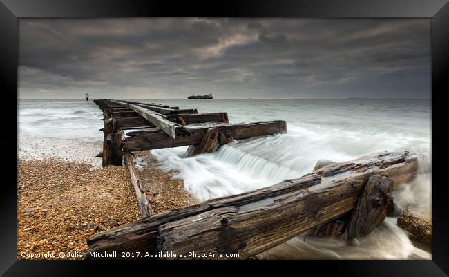 Rush Framed Print by Julian Mitchell