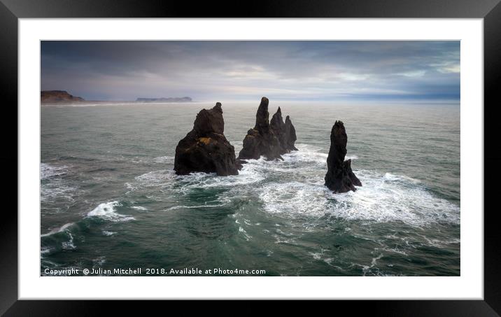 Monoliths Framed Mounted Print by Julian Mitchell