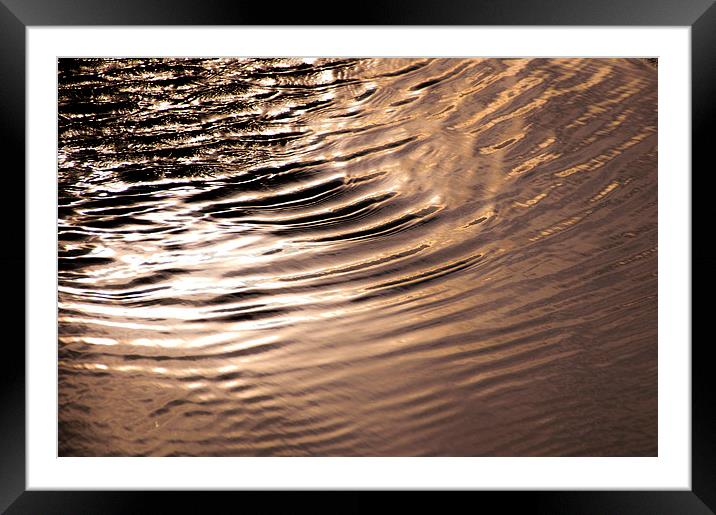 Sea Ripples Framed Mounted Print by