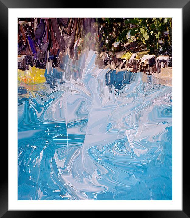 Splash4 Framed Mounted Print by Matthew Lacey