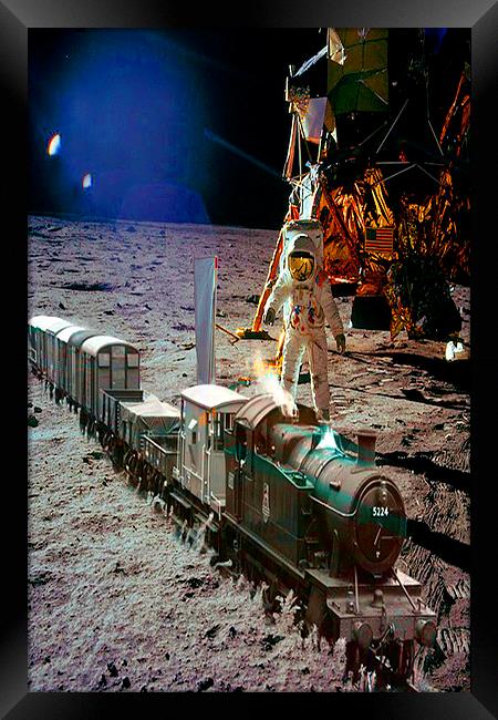 Moon Express Framed Print by Matthew Lacey