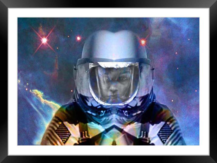Alone in Space Framed Mounted Print by Matthew Lacey