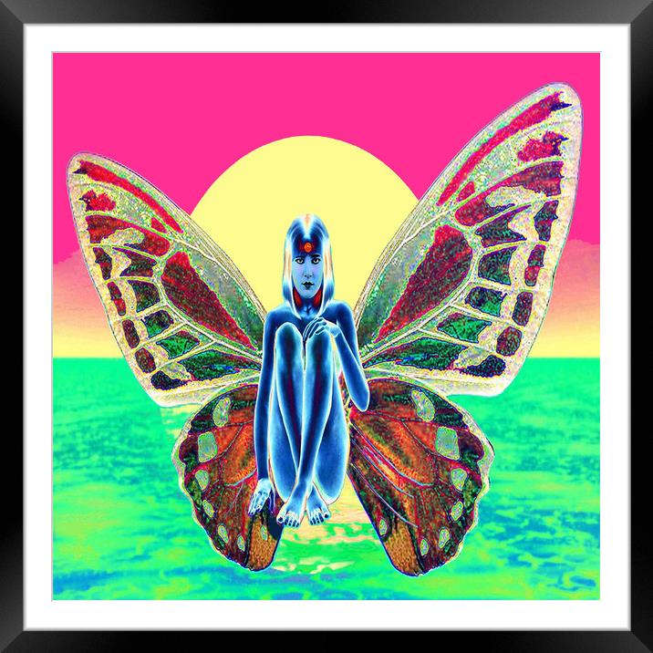 Fairy Metamorphosis Framed Mounted Print by Matthew Lacey