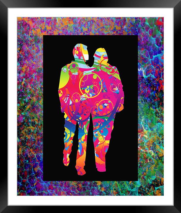 Togetherness Framed Mounted Print by Matthew Lacey