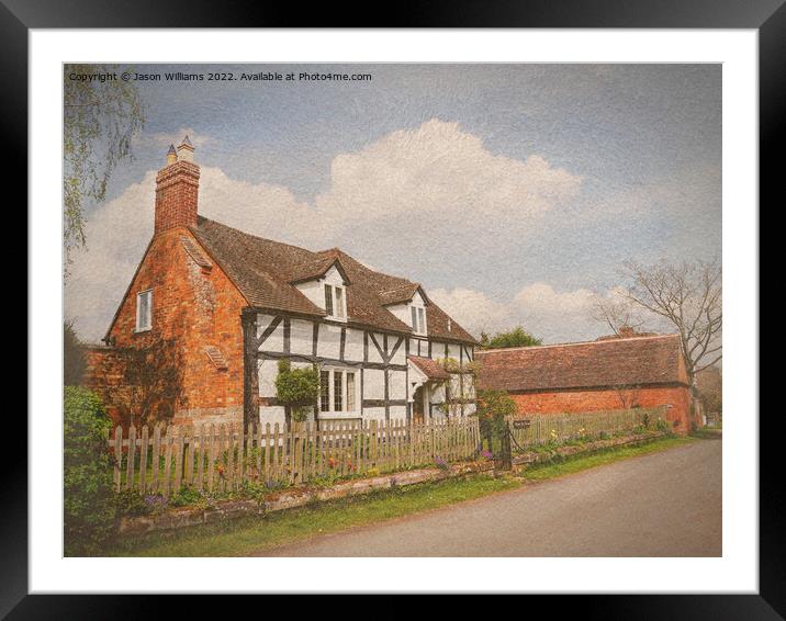 Walnut Tree Cottage 1 Framed Mounted Print by Jason Williams