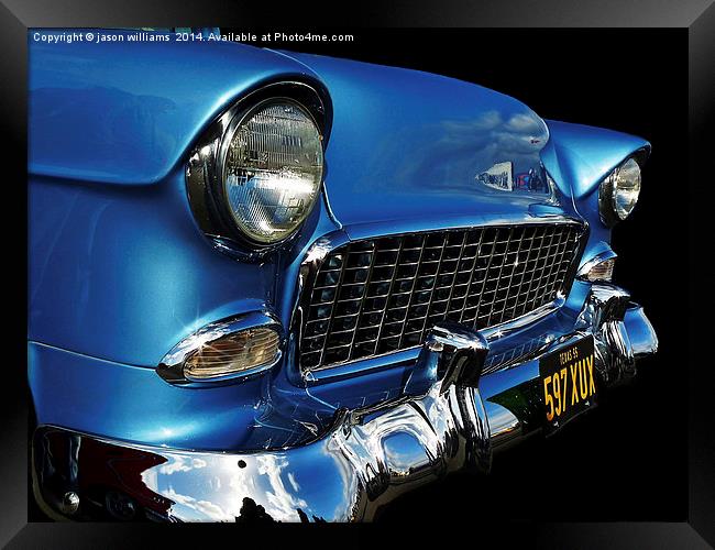 1955 Chevy American Icon Framed Print by Jason Williams