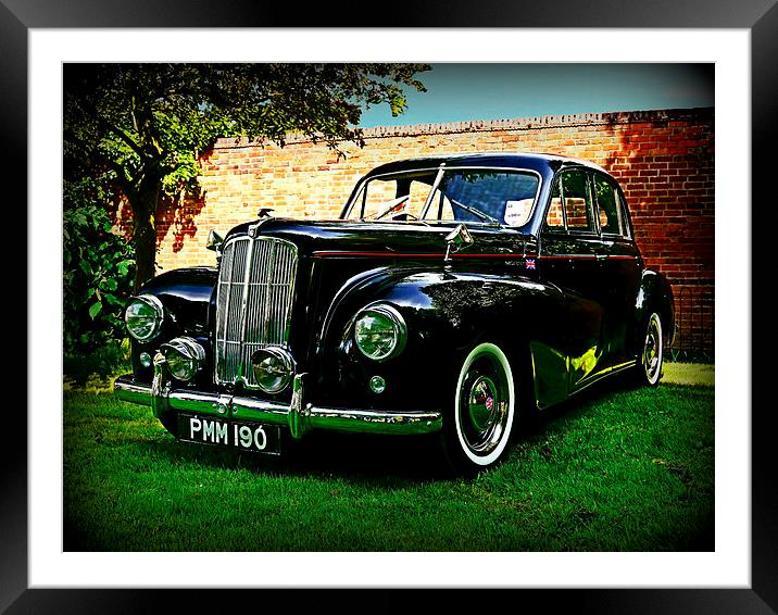 Vintage Morris six ms Framed Mounted Print by Jason Williams