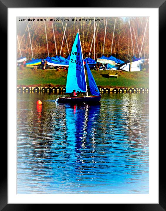 Little Bouy Blue  Framed Mounted Print by Jason Williams