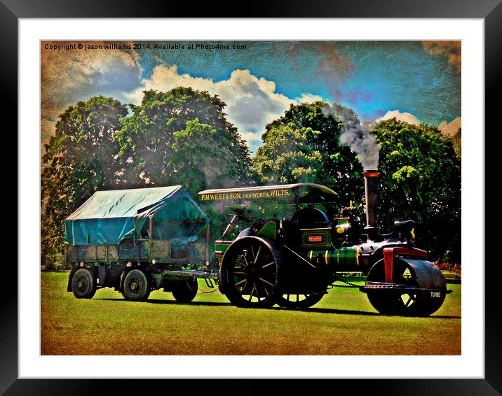 Age of Steam Framed Mounted Print by Jason Williams