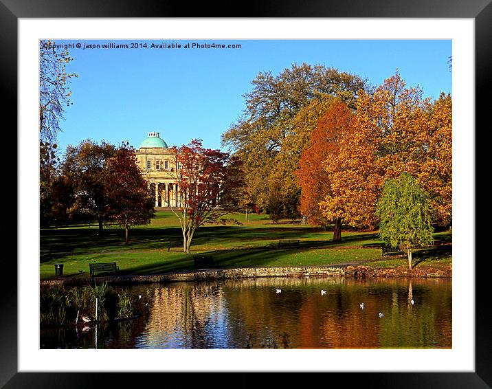 Changing Colours of Autumn.  Framed Mounted Print by Jason Williams