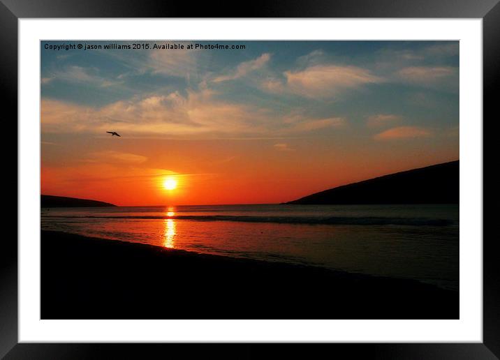  Summer Sunset Framed Mounted Print by Jason Williams