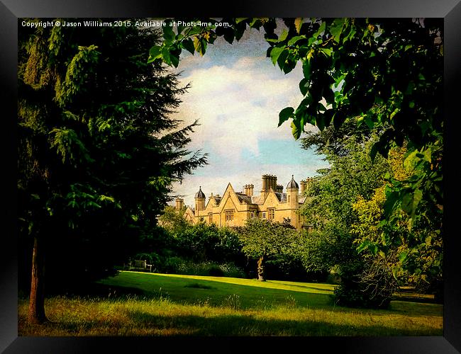 Dumbleton Manor  Framed Print by Jason Williams