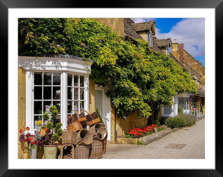 Wicker & Wisteria.  Framed Mounted Print by Jason Williams