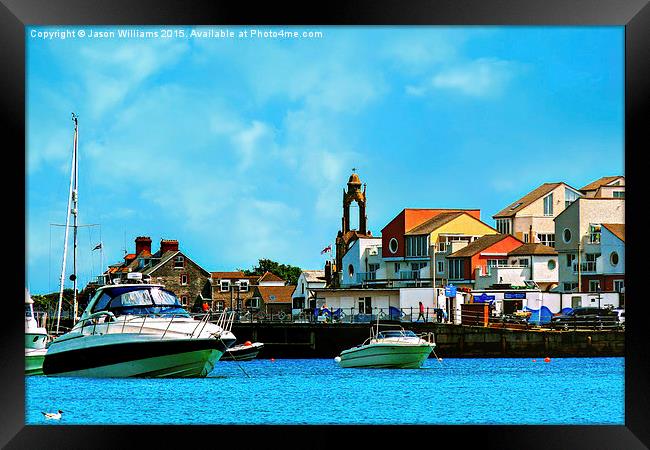  Swanage Sea View Framed Print by Jason Williams