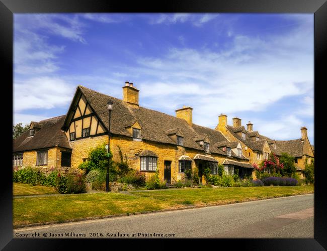 Alluring Cotswolds. Framed Print by Jason Williams