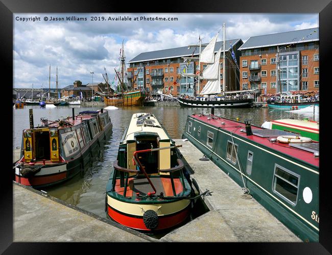 Gloucester Docks Framed Print by Jason Williams