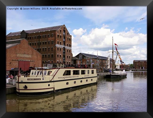 Historic Gloucester Docks Framed Print by Jason Williams