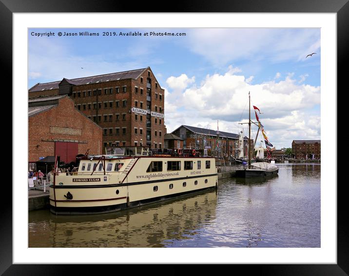 Historic Gloucester Docks Framed Mounted Print by Jason Williams
