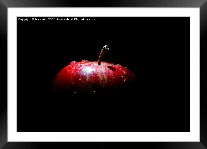  magic apple  Framed Mounted Print by lee smith