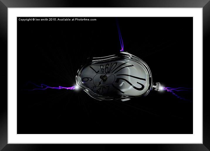  clock shock Framed Mounted Print by lee smith