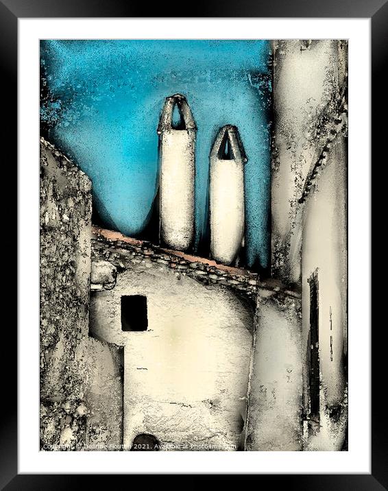  Whispers of Two Chimneys Framed Mounted Print by Deanne Flouton