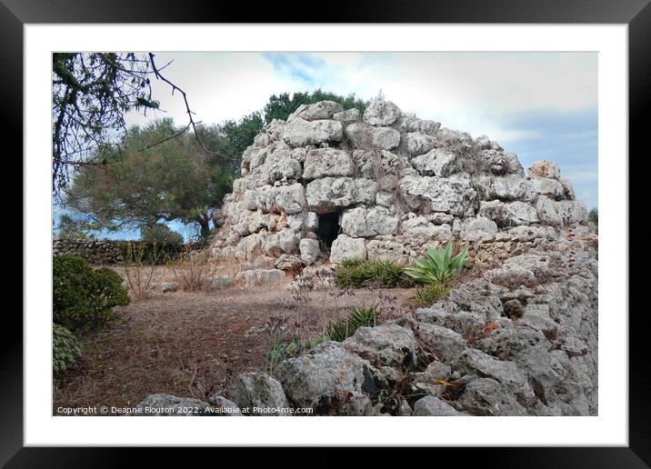 Talyotic Ruins of Menorca Framed Mounted Print by Deanne Flouton
