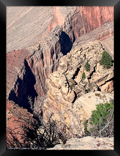  Grand Canyon Beauty Framed Print by Deanne Flouton
