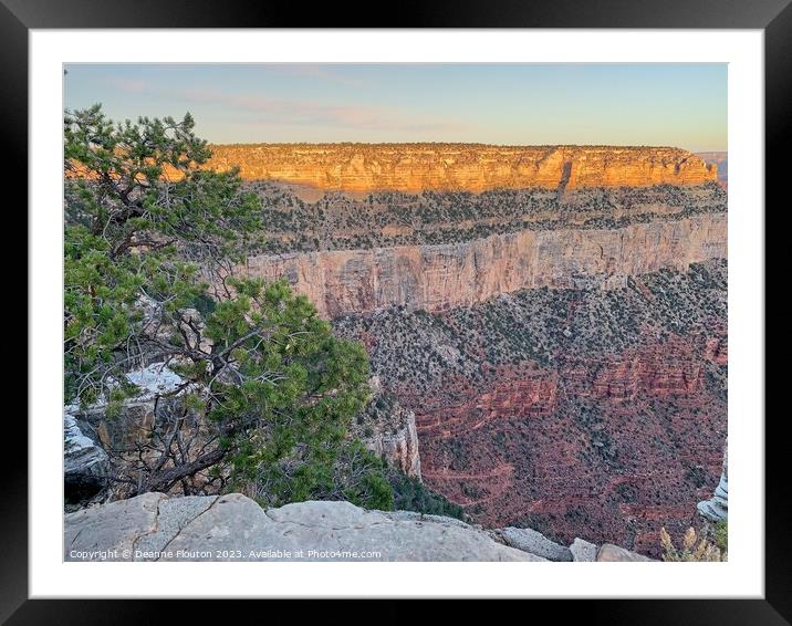 Breathtaking  Sunrise at the Grand Canyon Framed Mounted Print by Deanne Flouton